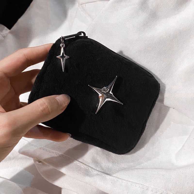 Ví tiền giá rẻ nam nữ chữ thập chromeheart quà sinh nhật