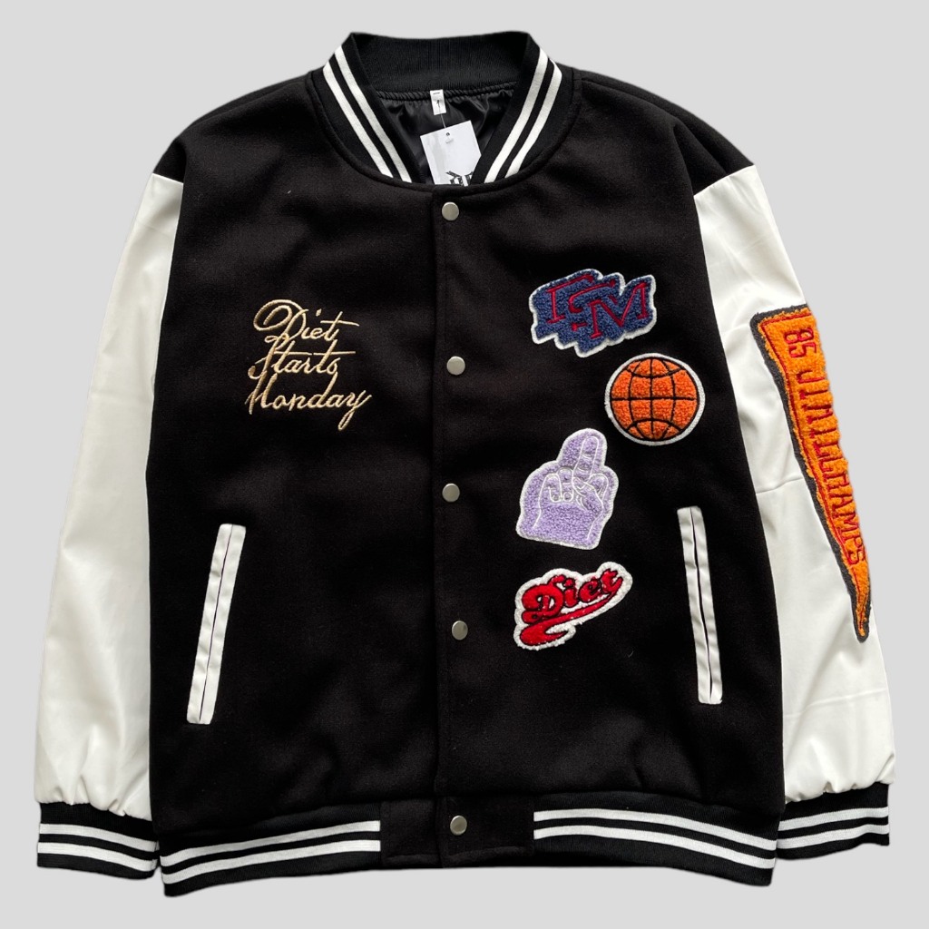 Áo khoác Bomber Varsity Jacket DIET BC2