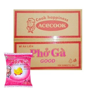 Phở gà Good 1 thùng / Thùng phở gà vàng vỏ hồng Acecook HSD 5 tháng