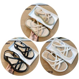 SIÊU PHẨM ❤️ Dép bánh mì nữ -sandal đế xuồng cao 5cm - quai hậu học sinh- sandal công sở