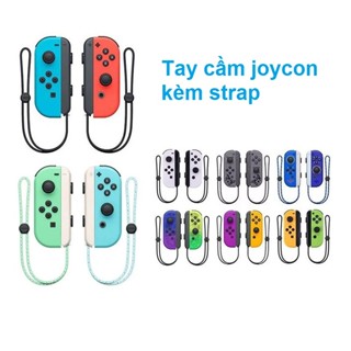 Bộ Tay Cầm Joycon Joy Con Joypad Gamepad Kèm Grip Strap Nintendo Switch Switch Lite Oled