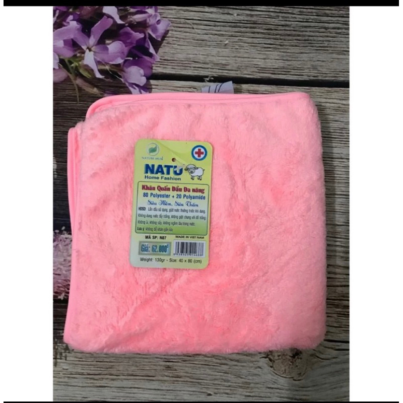 Khăn lông cừu 29x50cm siêu mềm mịn và thấm hút nước tốt NATU