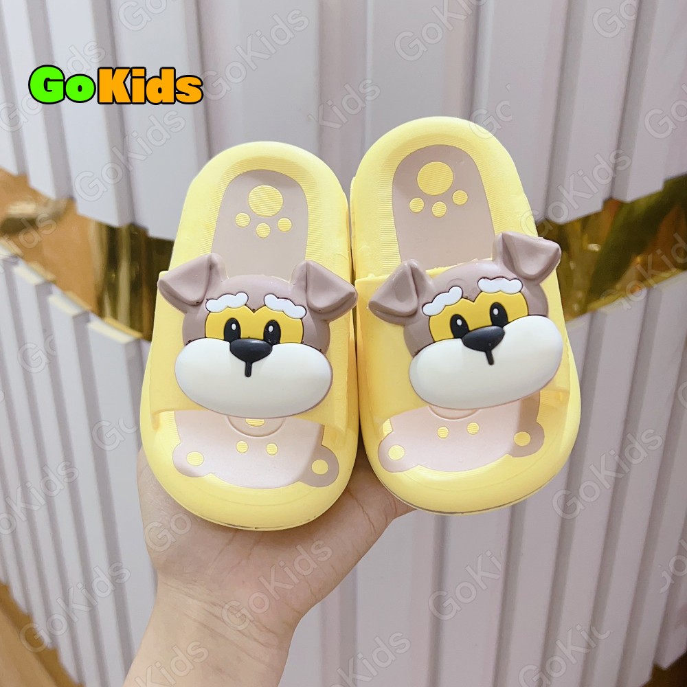 Dép lê Chó Chống Trơn Trượt Siêu Nhẹ Dành Cho Bé Trai-Bé Gái sz24-35