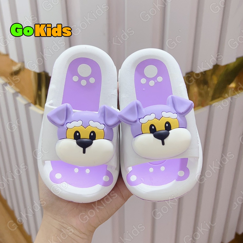 Dép lê Chó Chống Trơn Trượt Siêu Nhẹ Dành Cho Bé Trai-Bé Gái sz24-35