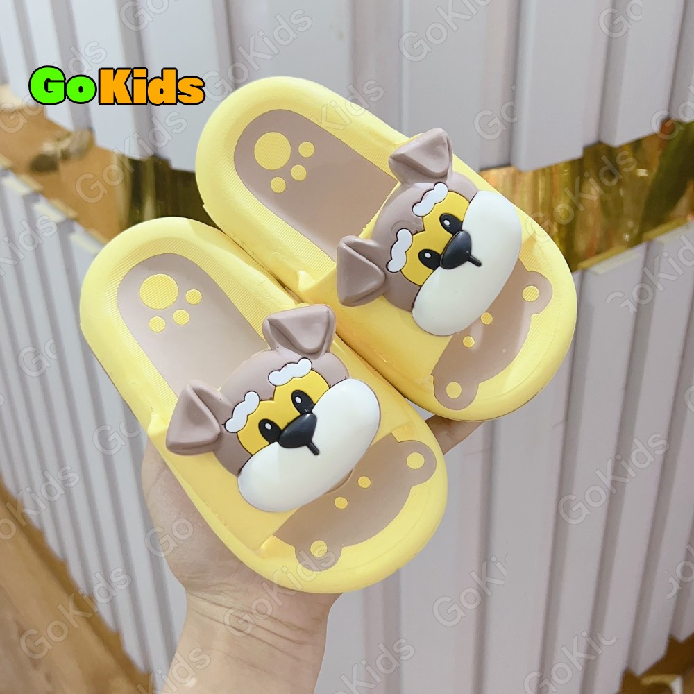 Dép lê Chó Chống Trơn Trượt Siêu Nhẹ Dành Cho Bé Trai-Bé Gái sz24-35