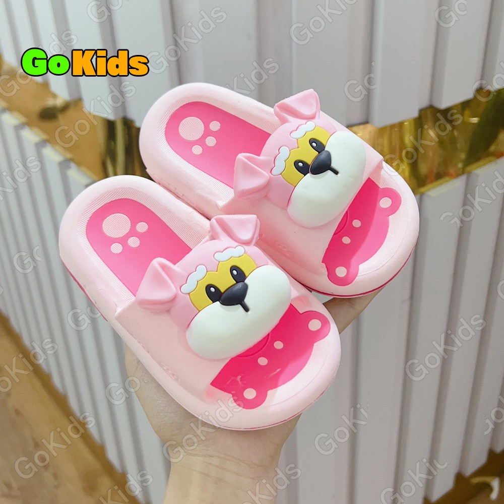 Dép lê Chó Chống Trơn Trượt Siêu Nhẹ Dành Cho Bé Trai-Bé Gái sz24-35