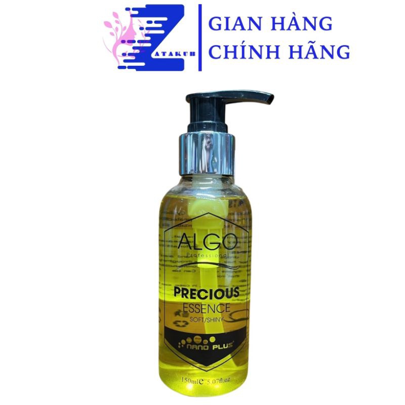 Tinh dầu dưỡng tóc keratin phục hồi giúp giảm khô xơ, gãy rụng, duỡng thơm lâu, không gây bết tóc ALGO Precious 150ml