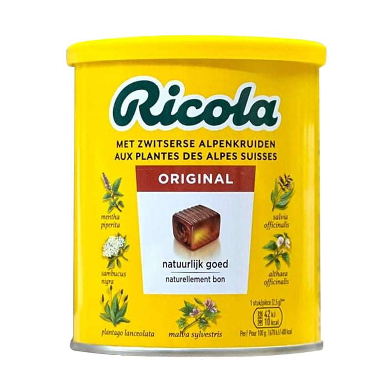 Kẹo thảo dược Ricola Original Herb 250g giảm ho, đau rát viêm họng