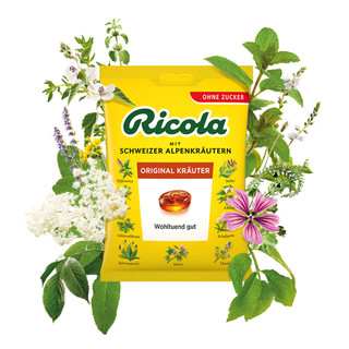 Kẹo thảo dược Ricola Original Herb 250g giảm ho, đau rát viêm họng