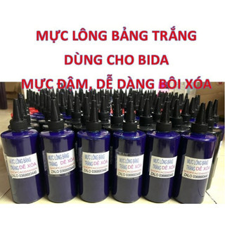 Mực lông bảng trắng dễ xóa dành cho bida chai to 350ml