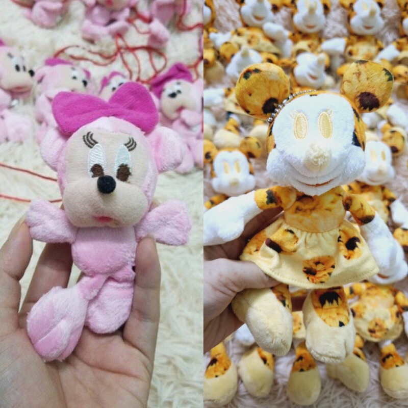 móc khóa , móc điện thoại gấu bông trang trí Mickey