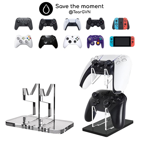 Giá đỡ tay cầm chất liệu nhựa Acrylic trong suốt cho Playstation / Xbox / Nintendo Switch