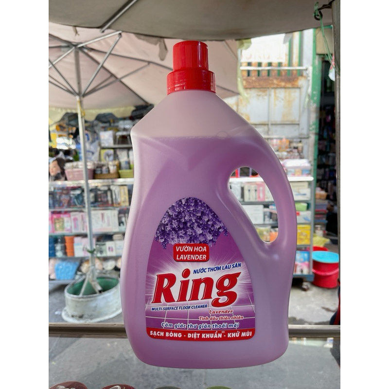 Nước Lau sàn Ring 3,8kg màu tím .