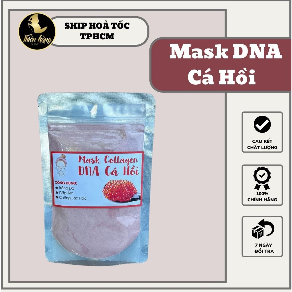Bột Mặt Nạ Collagen DNA Cá Hồi Cao Cấp - Mặt Nạ Dẻo Dưỡng Trắng, Cấp Ẩm Cho Da Chuyên Dùng Cho Spa - thienhangspa