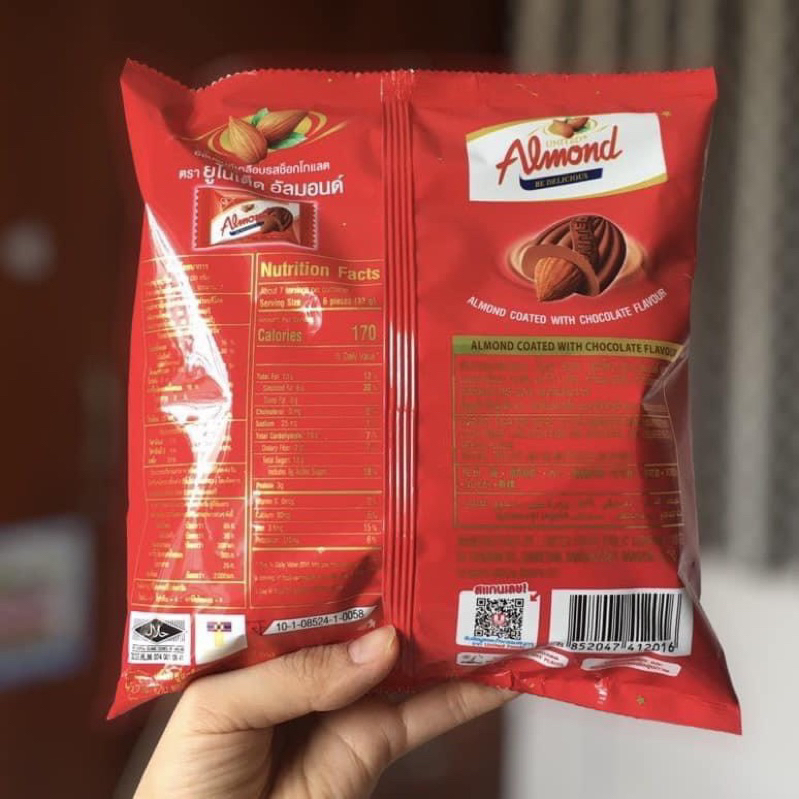Kẹo Socola Hạnh Nhân Almond Thái Lan