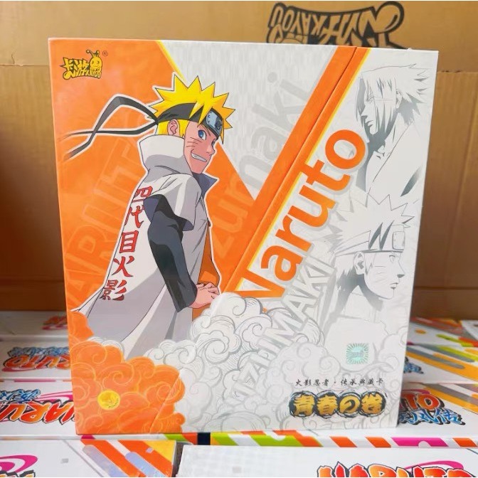 [Giá sốc] Hộp thẻ nhân phẩm Naruto Kayou Cards Youth Scroll Gift Box cam đặc biệt hàng có sẵn