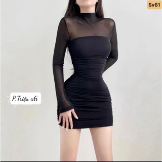 Đầm tk td chất nhũ qc siêu đẹp