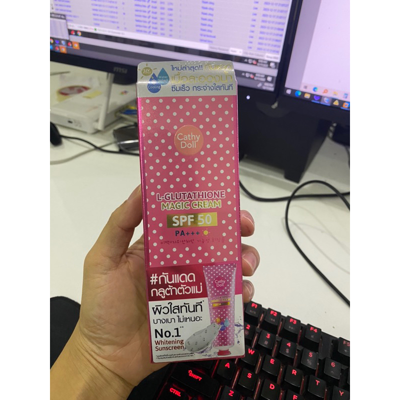 KEM CHỐNG NẮNG WHITENING SUNCREEN CATHY DOLL thailand[ Hàng thailand Chính Hãng ]
