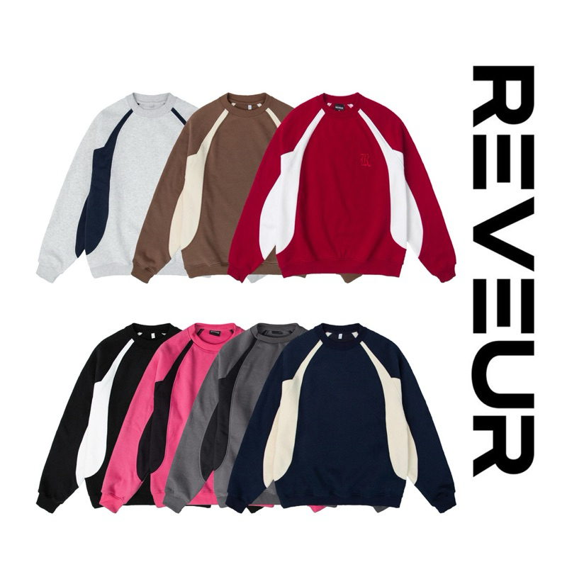 Áo Sweater Phối Basic form rộng