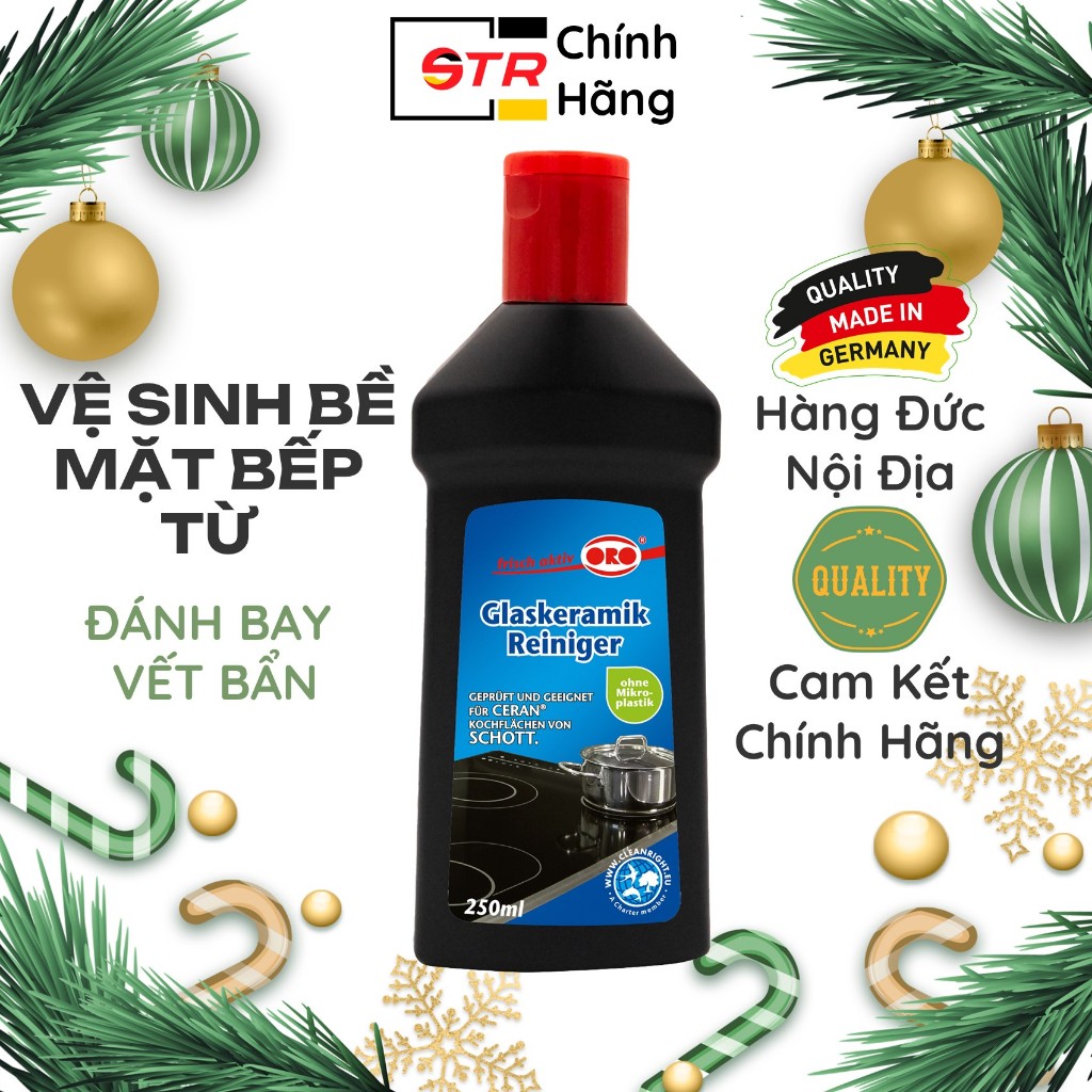 Dung Dịch Làm Sạch Bếp Từ, Hồng Ngoại ORO Làm Bóng Mặt Bếp Từ 250ml