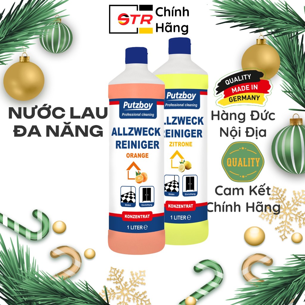 Dung Dịch Vệ Sinh Đa Năng Putzboy Đức Làm Sạch Nhiều Bề Mặt, Lau Nhà, Vệ Sinh Nội Thất, Siêu Tiết Kiệm