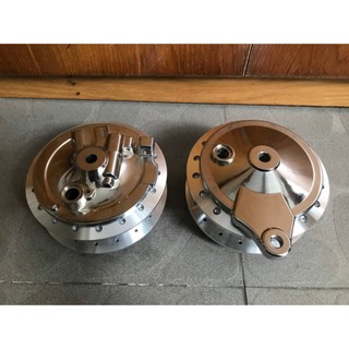 ĐÙM VÀ MÁ ĐÙM MẠ CROM CHO HONDA DREAM WAVE @ S RS RSX BLADE 110 THẮNG ĐÙM-PHANH CƠ LÊN ZIN KHÔNG CHẾ CHÁO