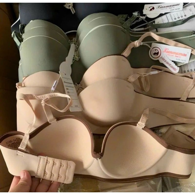 Áo lót cup ngang chất su A65.ÁO FORM NHỎ NGỰC TO NÊN ĐẶT TĂNG 1SZ Ạ