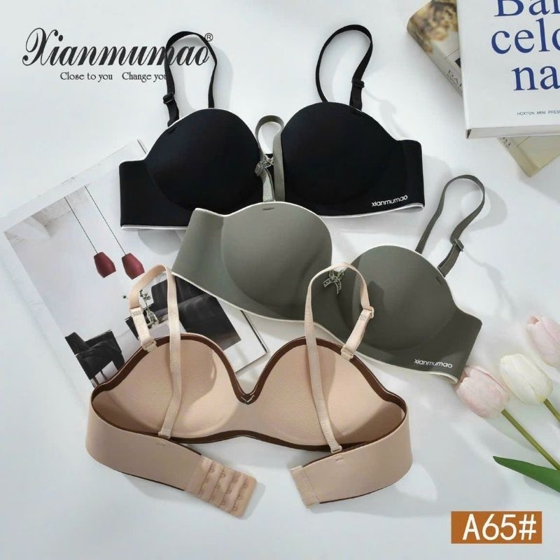 Áo lót cup ngang chất su A65.ÁO FORM NHỎ NGỰC TO NÊN ĐẶT TĂNG 1SZ Ạ