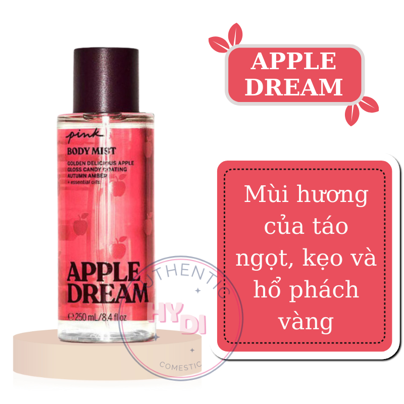 TESTER APPLE DREAM - XỊT THƠM BODY MIST PINK VICTORIA'S SECRET