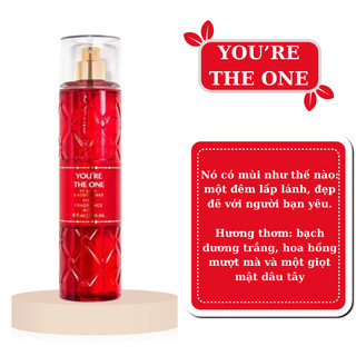 XỊT THƠM BODY MIST & DUỠNG THỂ BODY LOTION BBW YOU ARE THE ONE
