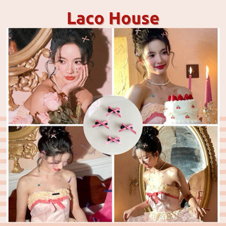 Kẹp tóc ruy băng mini 4cm dễ thương 🎀 Kẹp tóc nữ đính nơ mini J159