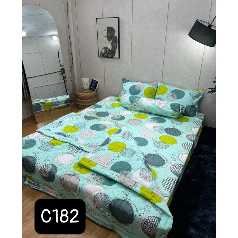 Drap cotton 100% , ga trải giường cao cấp chuẩn LOGO CTY thoáng mát
