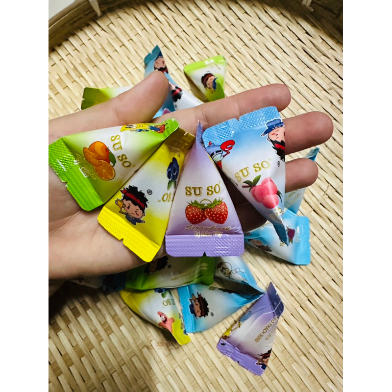 Kẹo thạch Suso tam giác 330gram thơm ngon vị trái cây -Tấn Hưng Store
