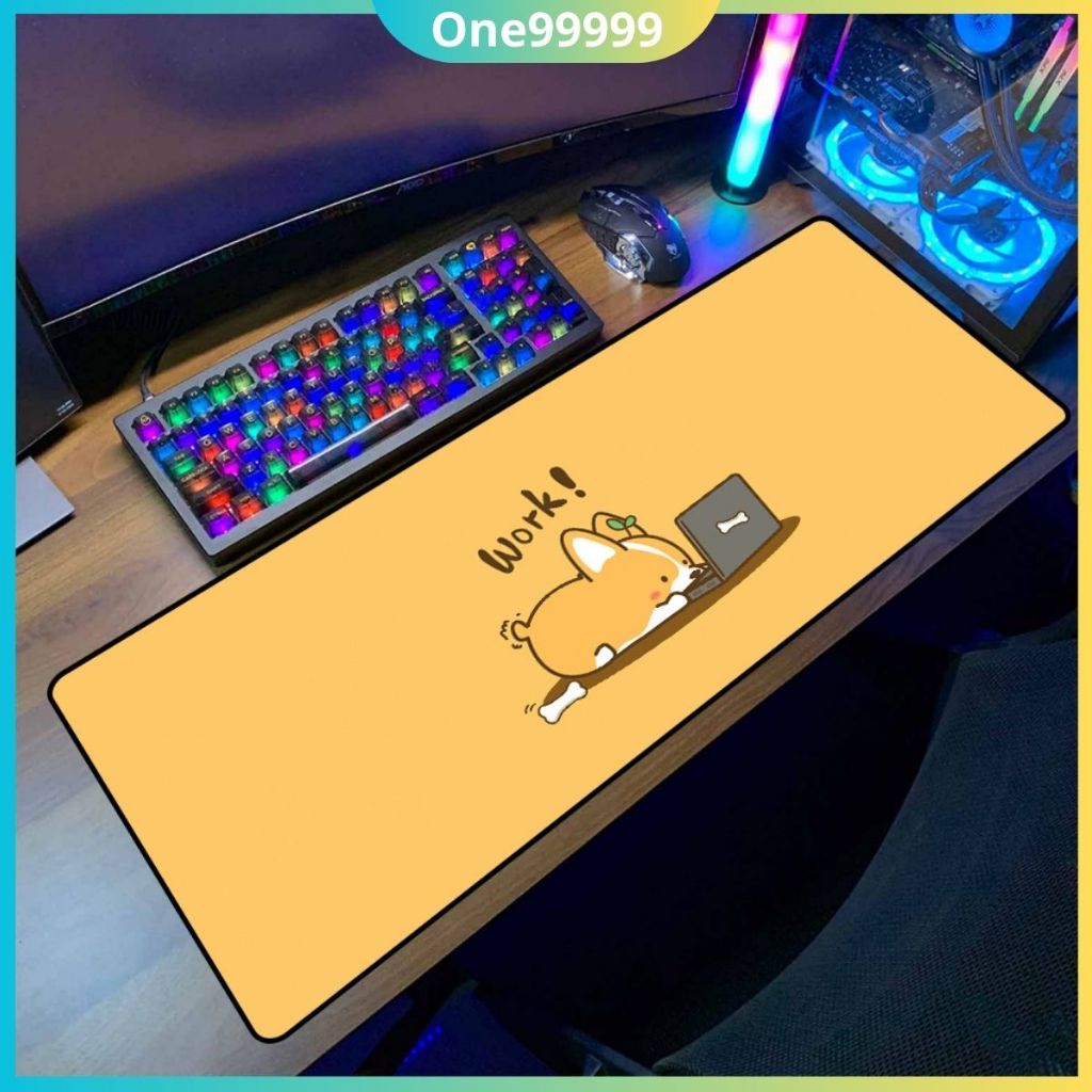 Lót chuột cỡ lớn 90x40 80x30 pad chuột full 50 mẫu siêu hót chuyên game,đáy cao su mặt vải speed chống nước bảo hành 12T