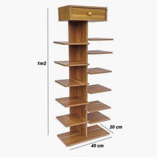 ✨MIỄN SHIP✨Kệ Giày Gỗ - Kệ Giày Cây 7 Tầng Nhiều Ngăn Thông Minh, Tiện Ích