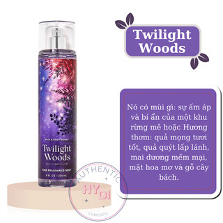 TWILIGHT WOODS - Xịt Thơm Body Mist Bath & Body Works
