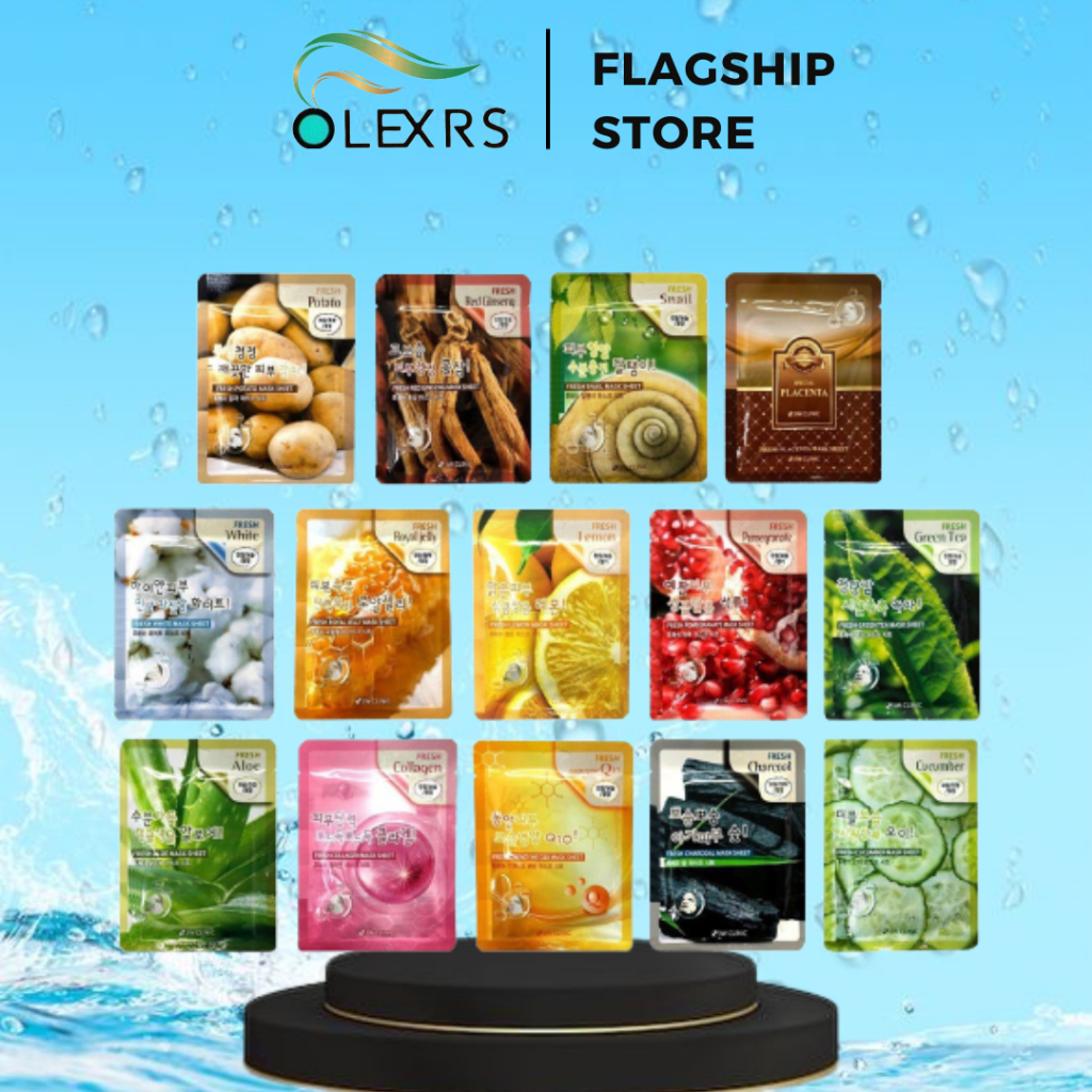 Mặt Nạ Dưỡng Da Trắng Sáng Cấp Ẩm 3W Clinic Fresh Mask Sheet 23ml
