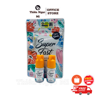 Keo Nối Mi Super Fast HÀN QUỐC CHÍNH HÃNG - Keo Không Cay -Keo tự nối mở mắt - Dụng Cụ Nối Mi ☘️FREESHIP☘️ - Thiên N