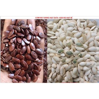 Combo 1kg: hạt dưa và hạt bí tổng đơn 1 kg