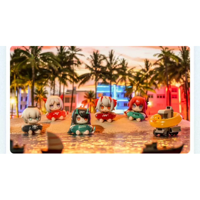 1 mô hình beach party Arknights blindbox chính hãng apex