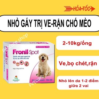 Nhỏ gáy trị ve rận