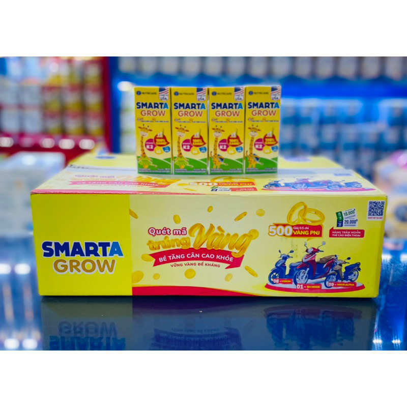 Thùng sữa bột pha sẵn Smarta Grow 180ml
