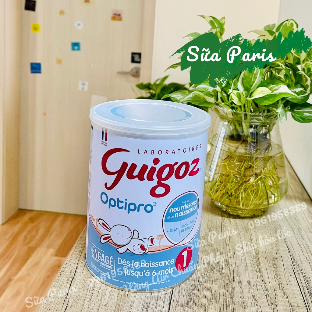 Sữa bột Guigoz, đủ số 1,2,3, 4 dành cho bé từ sơ sinh, date xa_Sữa Paris Aderma