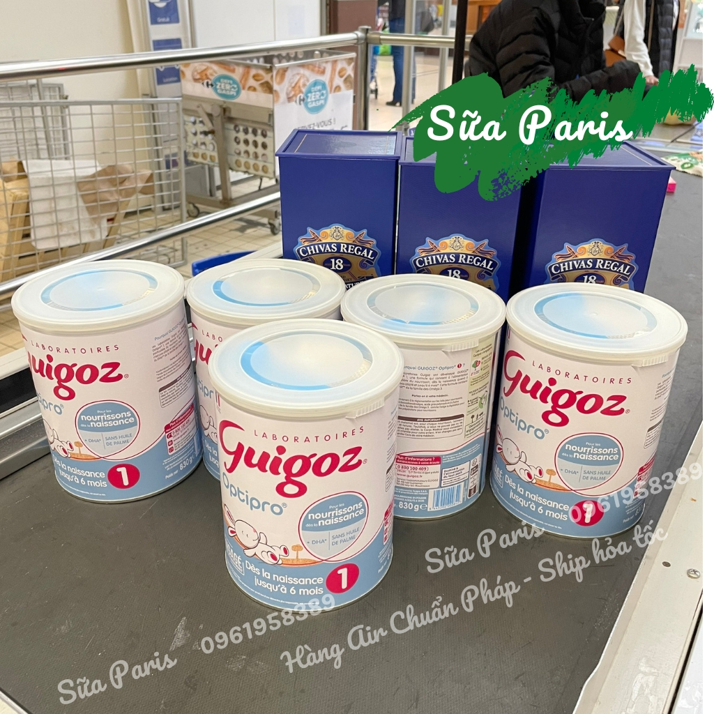 Sữa bột Guigoz, đủ số 1,2,3, 4 dành cho bé từ sơ sinh, date xa_Sữa Paris Aderma