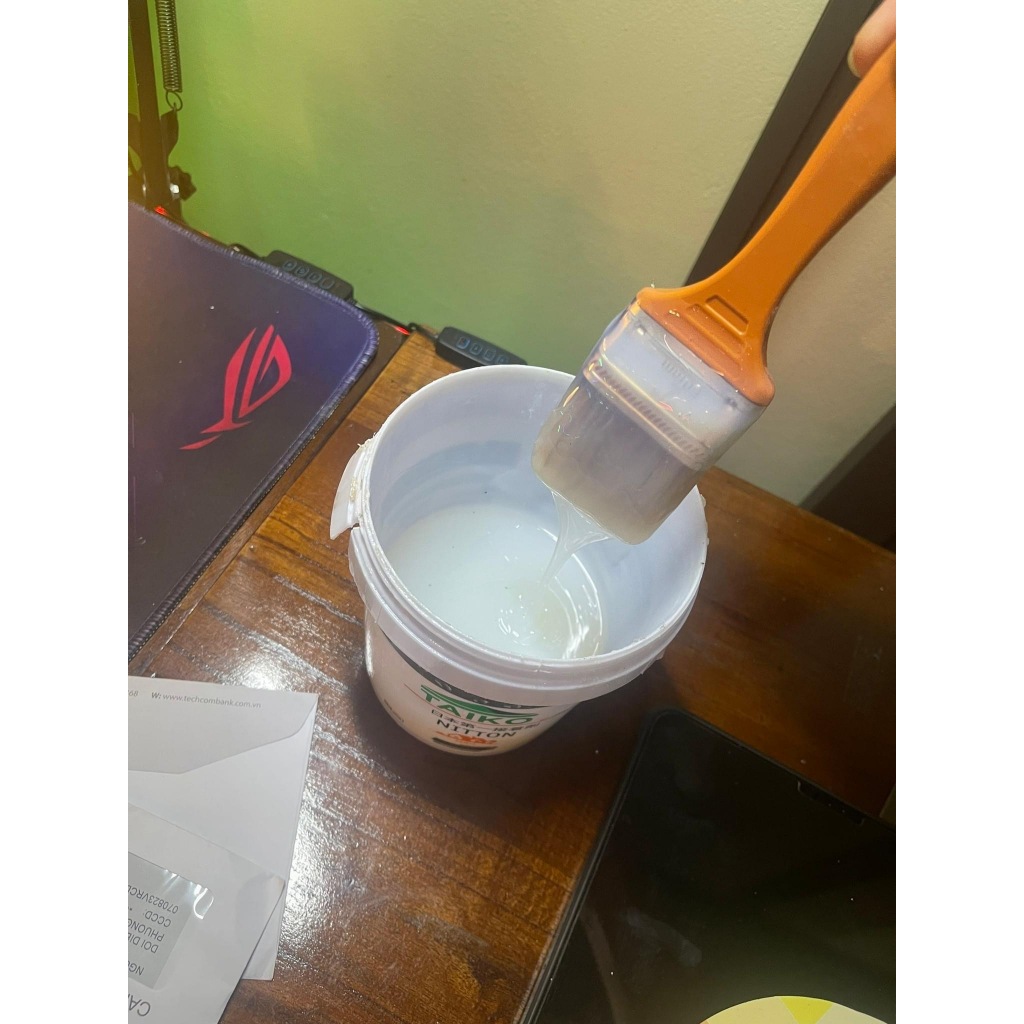 Combo Keo chống thấm TAIKO trong suốt +Vải Polyester - Chống thấm nền gạch, nhà vệ sinh, tường nhà, cửa sổ, gỗ
