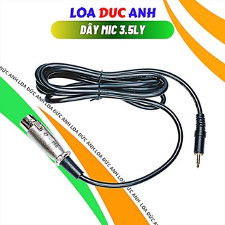 Dây mic xlr ra 3.5mm, dây mic thu âm dùng cho các dòng mic 5v chống nhiễu tốt