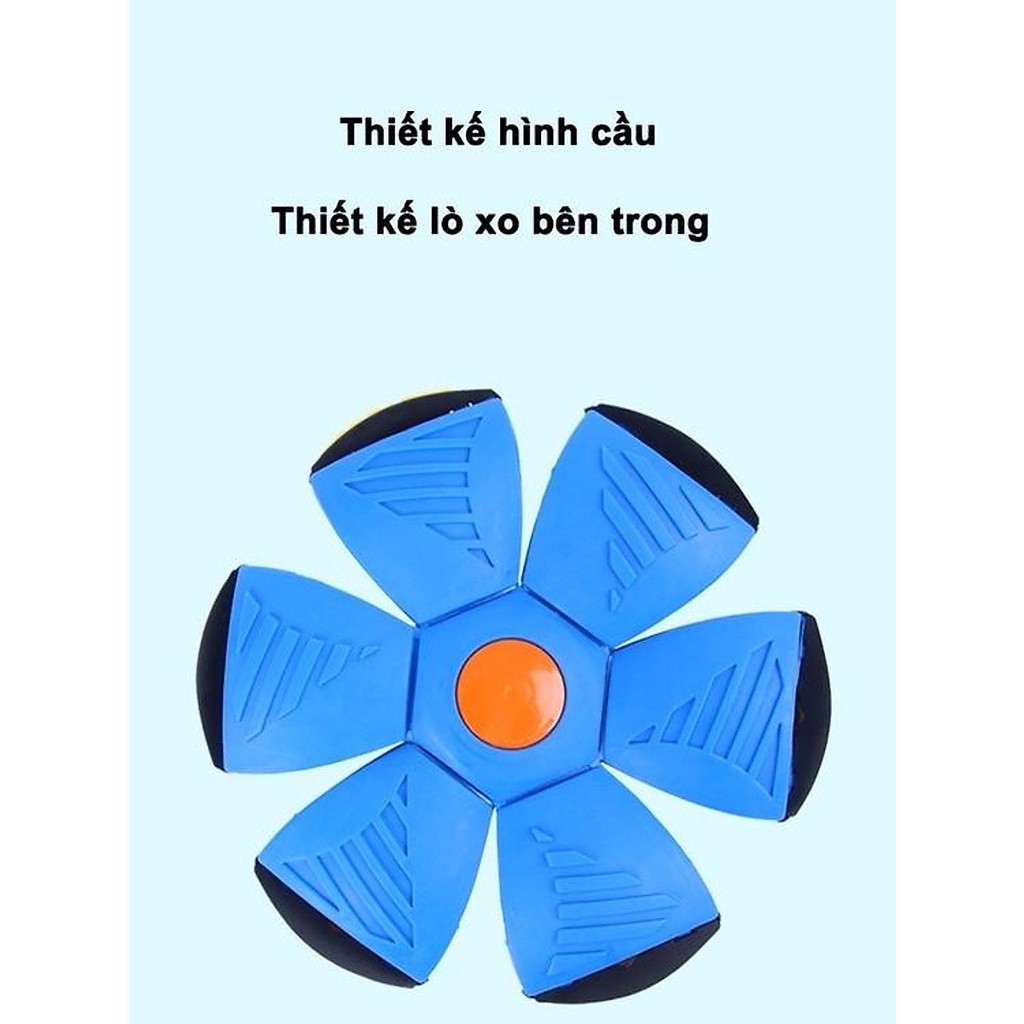 Bóng ma thuật UFO biến hình, có đèn led, tăng cường vận động cho bé