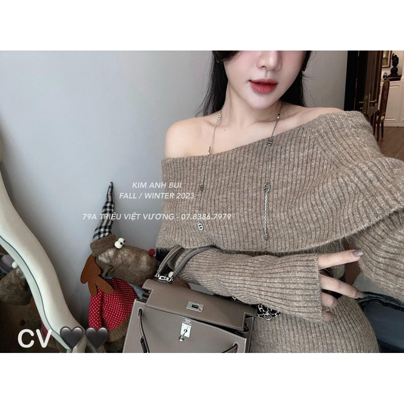 VÁY LEN TRỄ VAI BODY HÀNG L1