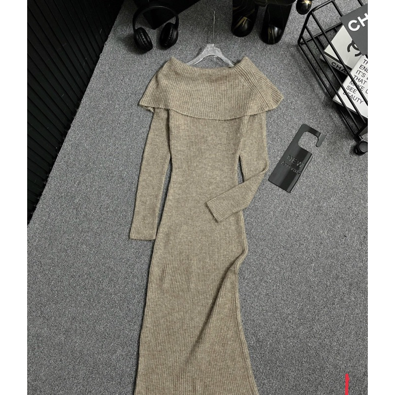 VÁY LEN TRỄ VAI BODY HÀNG L1