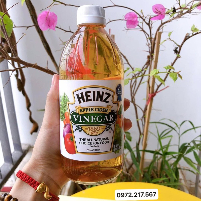 Giấm Táo HEINZ 473ml chai thủy tinh